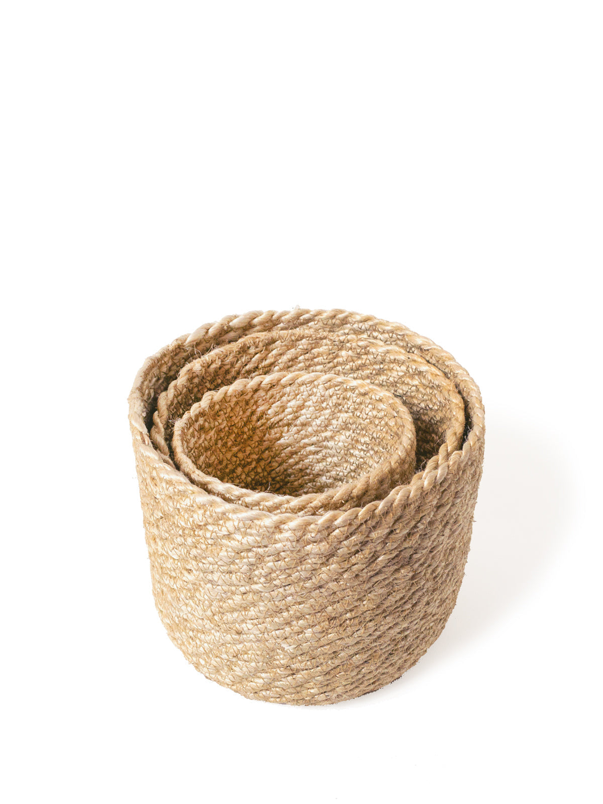 Kata Bin Handwoven Jute Basket | Eco-Friendly Storage Basket Set