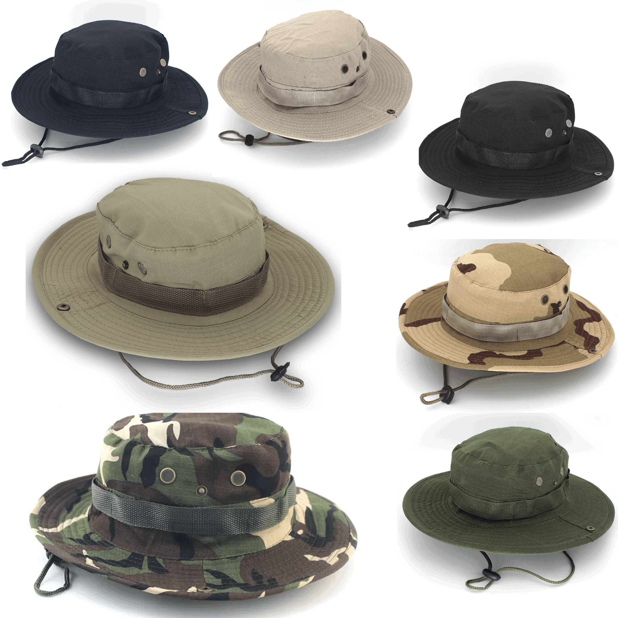 XGear Wide Brim Boonie Bucket Hat — Sun Protection for Lake & Outdoor Adventures