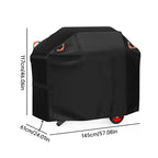 210D Waterproof BBQ Grill Cover, Heavy Duty Windproof Dustproof Cover for Gas, Charcoal, Electric Grills