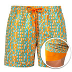 2022 Summer Shorts Men's Beach Pants Sports Pants Printed Double-Layer Shorts Men's Casual Quick-Drying Floral Shorts Men