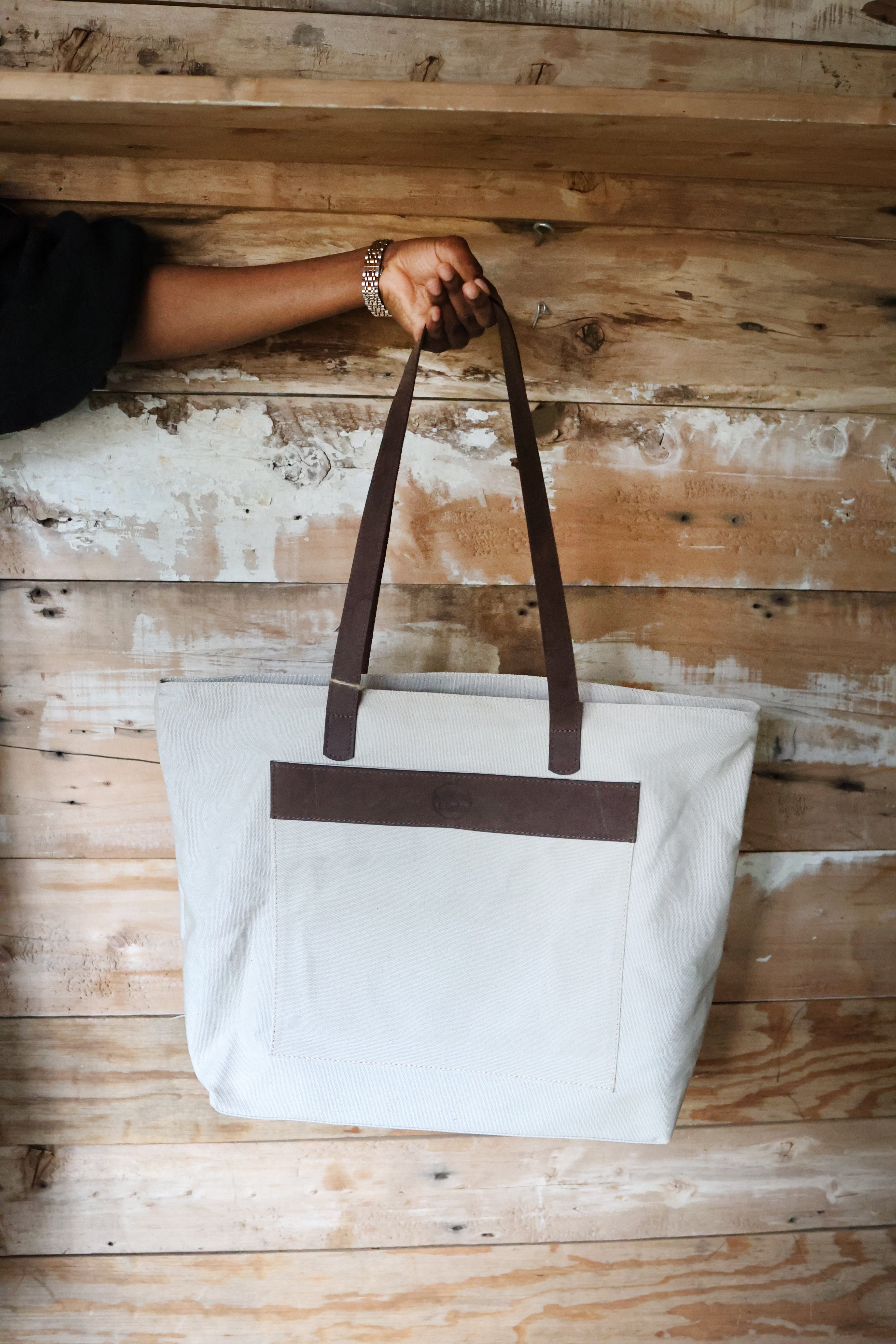 Watamu Weekender Tote Bag | Handcrafted Canvas Beach & Travel Bag