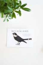 Mockingbird & Robin Metal Bird Statue | Plasma Cut Steel Garden Decor