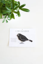 Chickadee Metal Bird Statue | Plasma Cut Steel Garden & Fence Decor