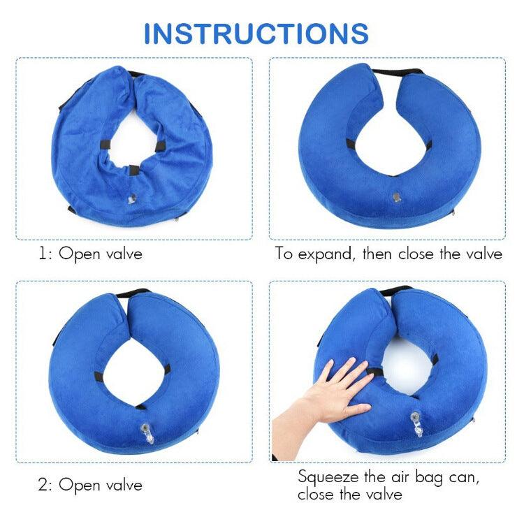 FurGuard Inflatable Pet Collar | Soft Recovery Cone for Dogs & Cats