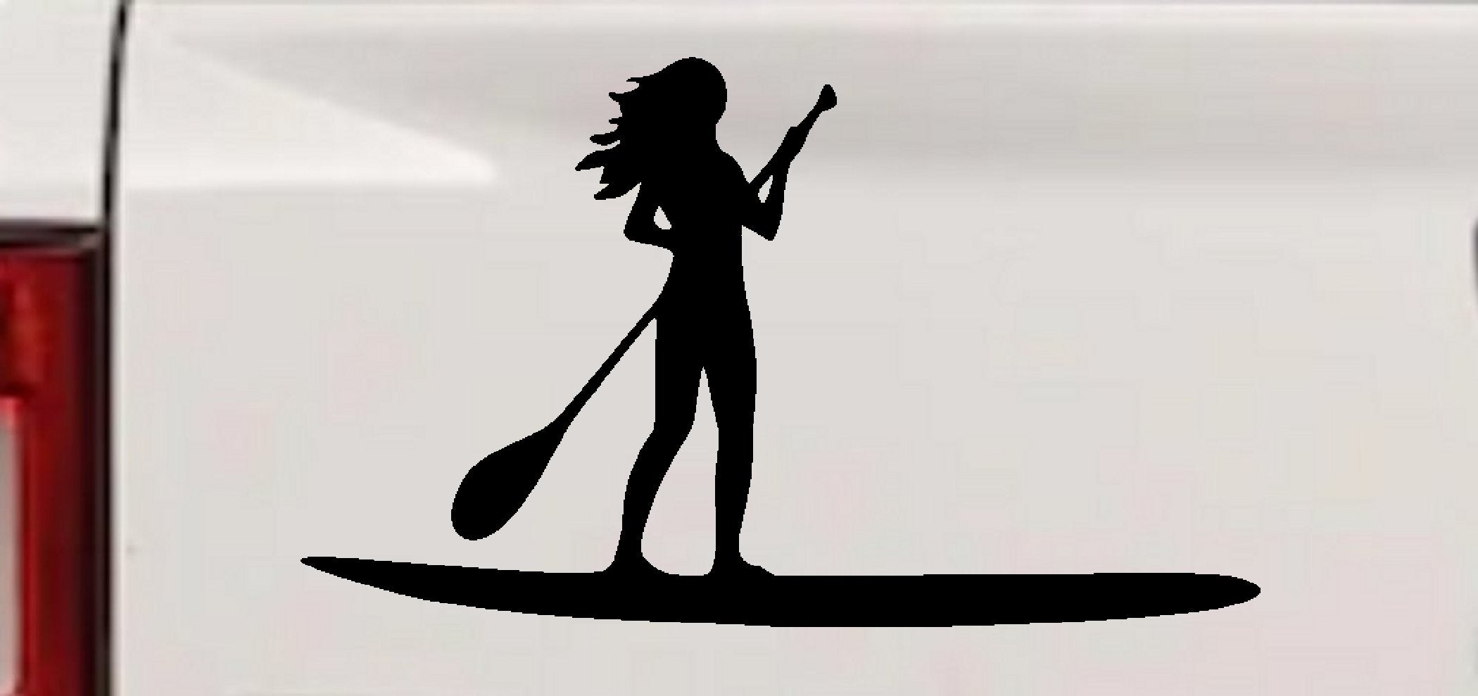 SUP Woman Girl Decal Car Truck Window Sticker Paddleboard Vinyl Graphic-2