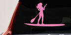 SUP Woman Girl Decal Car Truck Window Sticker Paddleboard Vinyl Graphic-4