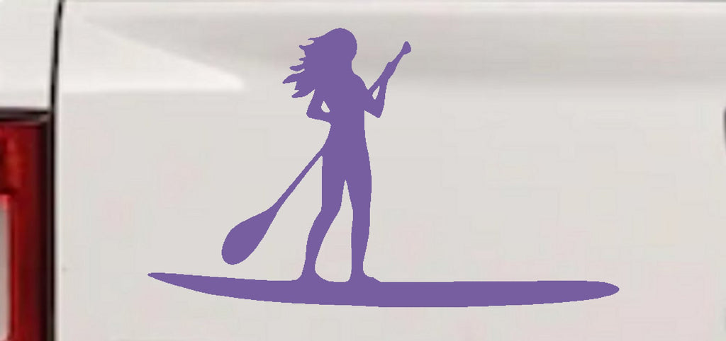 SUP Woman Girl Decal Car Truck Window Sticker Paddleboard Vinyl Graphic-7