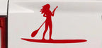 SUP Woman Girl Decal Car Truck Window Sticker Paddleboard Vinyl Graphic-6