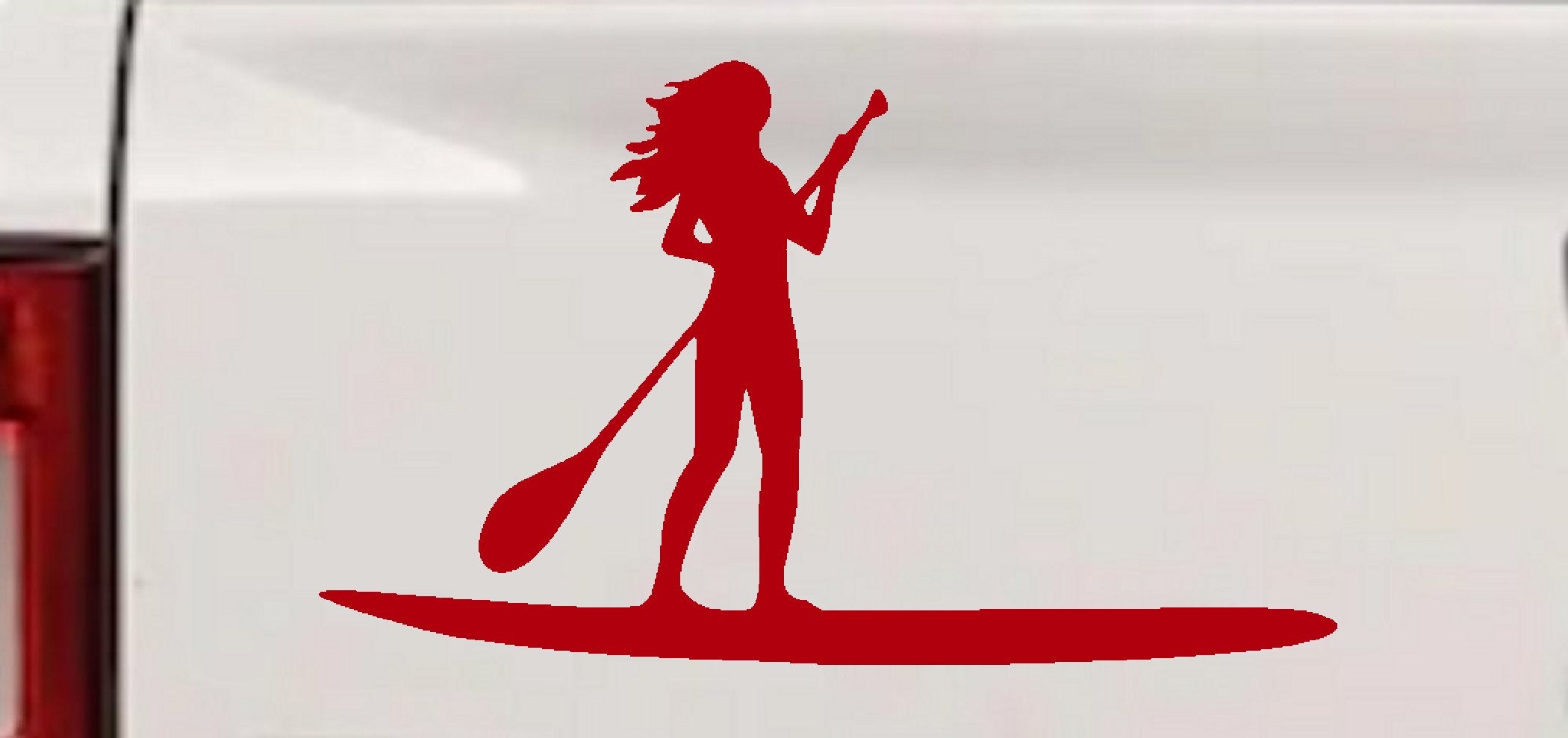 SUP Woman Girl Decal Car Truck Window Sticker Paddleboard Vinyl Graphic-6