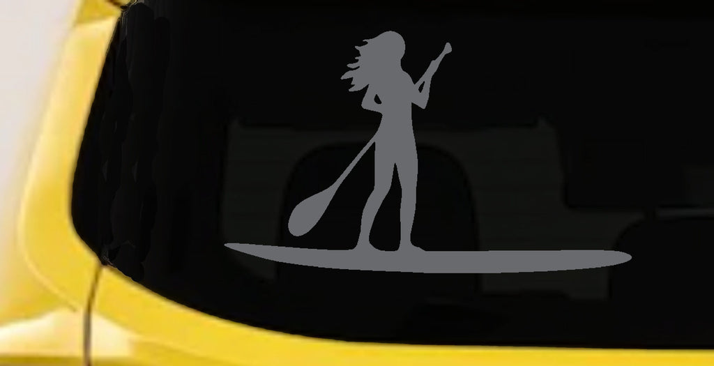 SUP Woman Girl Decal Car Truck Window Sticker Paddleboard Vinyl Graphic-3