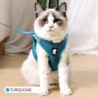 Cat Adventure Harness | Breathable Mesh, Escape-Proof – XS/S/M/L