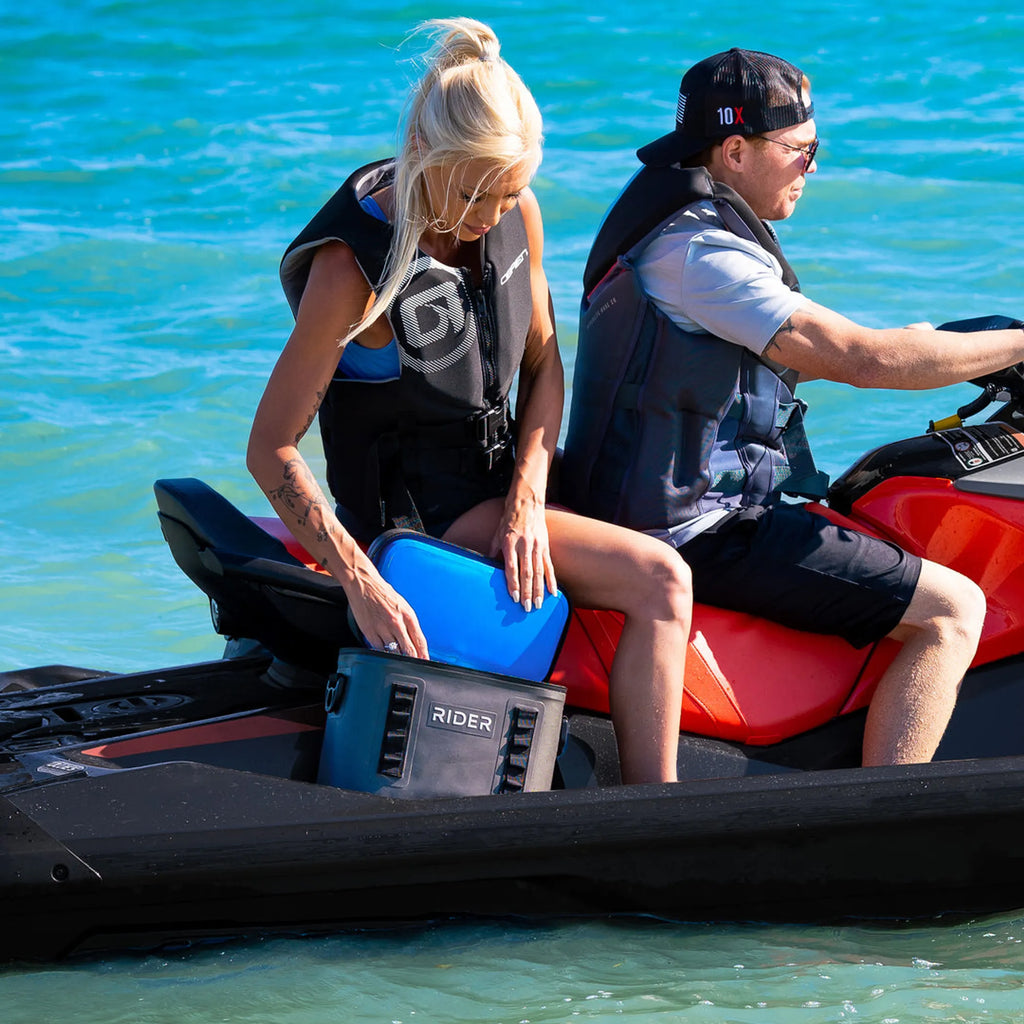Single Cooler by Rider Coolers -  Fits All PWC, Paddle board, Kayak, tubes, bicycle racks