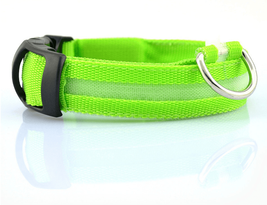 LED Glow-in-the-Dark Pet Collar | Safety Light for Dogs & Cats