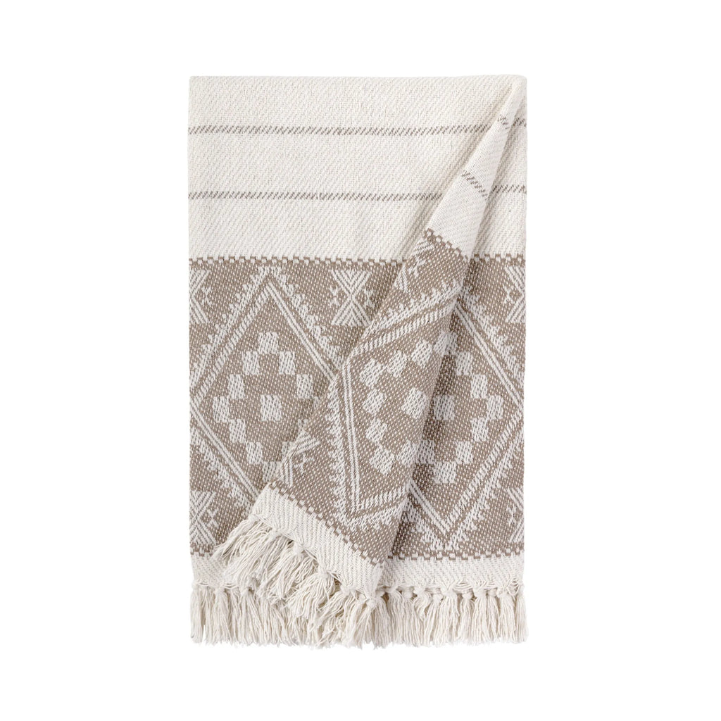 Classic Cotton Throw Blanket | Soft Plaid Blanket for Home & Cabin