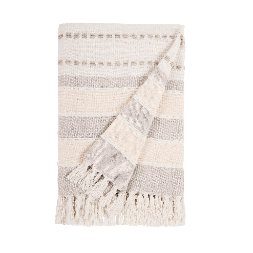 Classic Cotton Throw Blanket | Soft Plaid Blanket for Home & Cabin