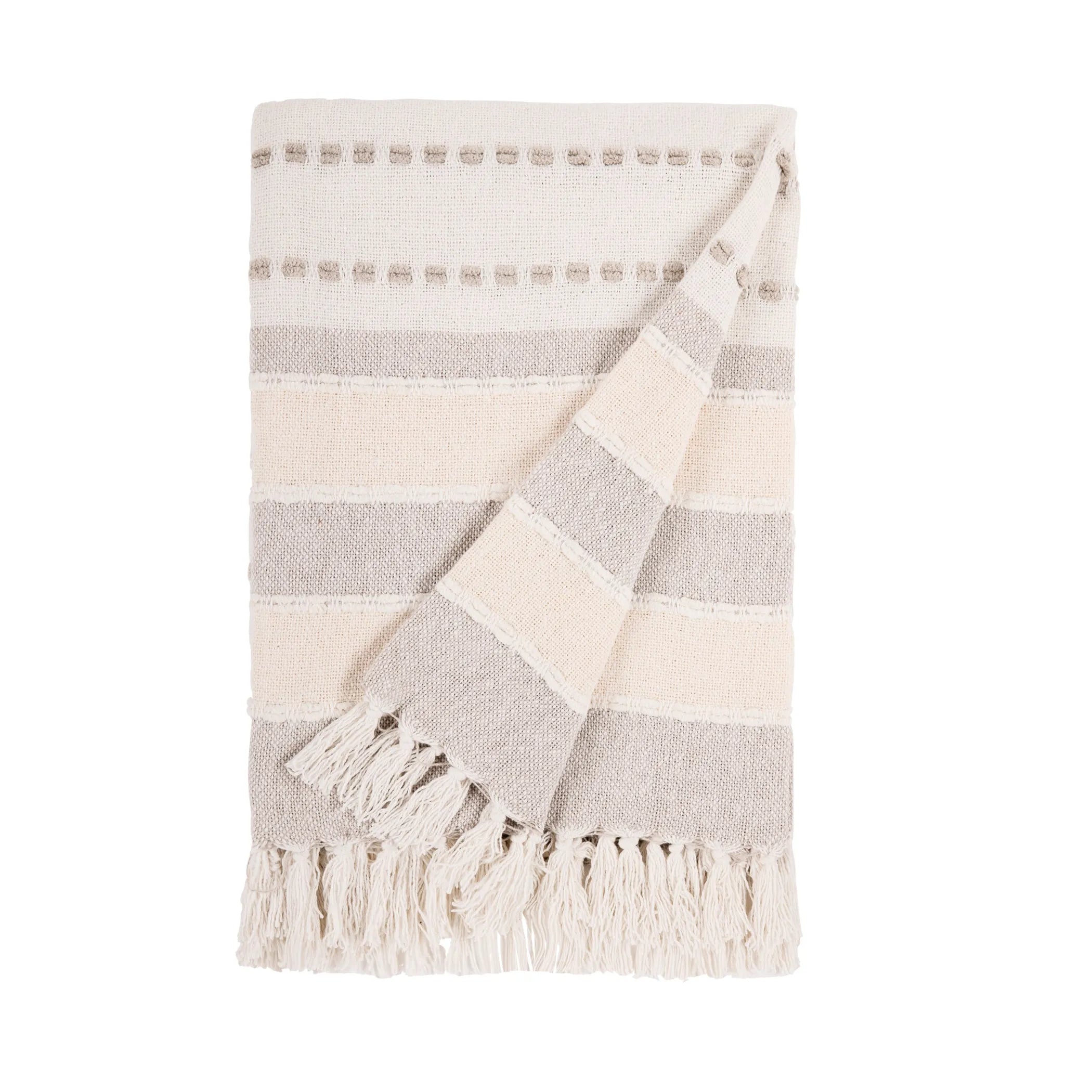 Classic Cotton Throw Blanket | Soft Plaid Blanket for Home & Cabin