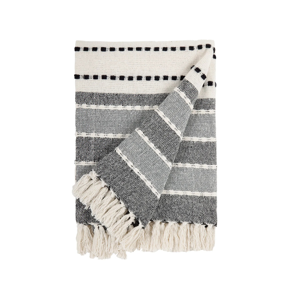 Classic Cotton Throw Blanket | Soft Plaid Blanket for Home & Cabin