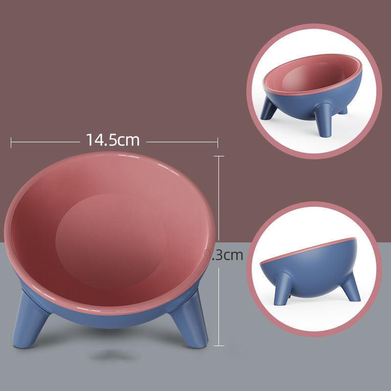 Nordic Tilted Pet Feeding Bowl with Stand