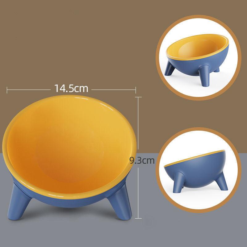 Nordic Tilted Pet Feeding Bowl with Stand