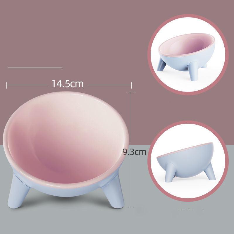 Nordic Tilted Pet Feeding Bowl with Stand