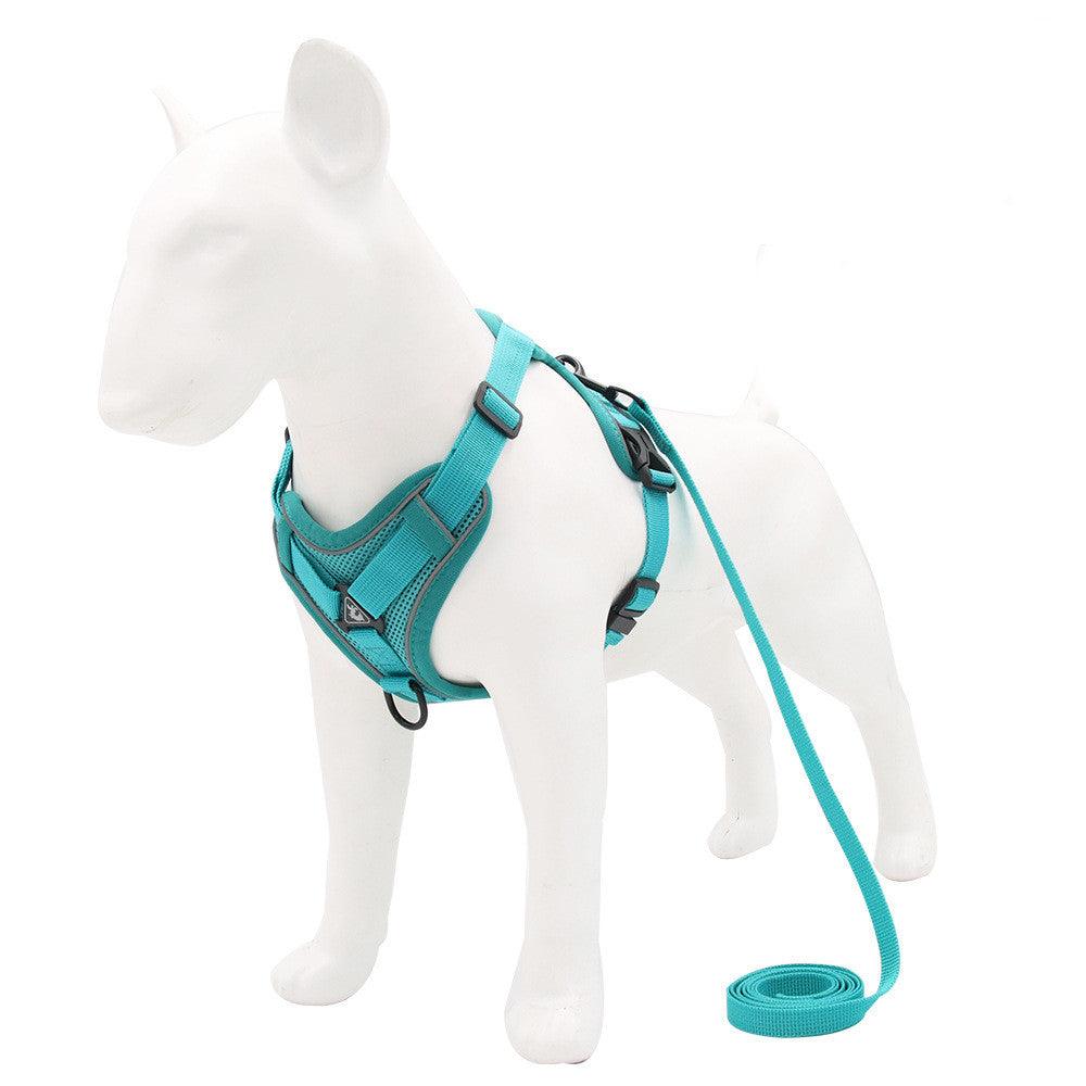 Reflective Dog Harness with Leash | Adjustable Chest Strap – S/M/L/XL