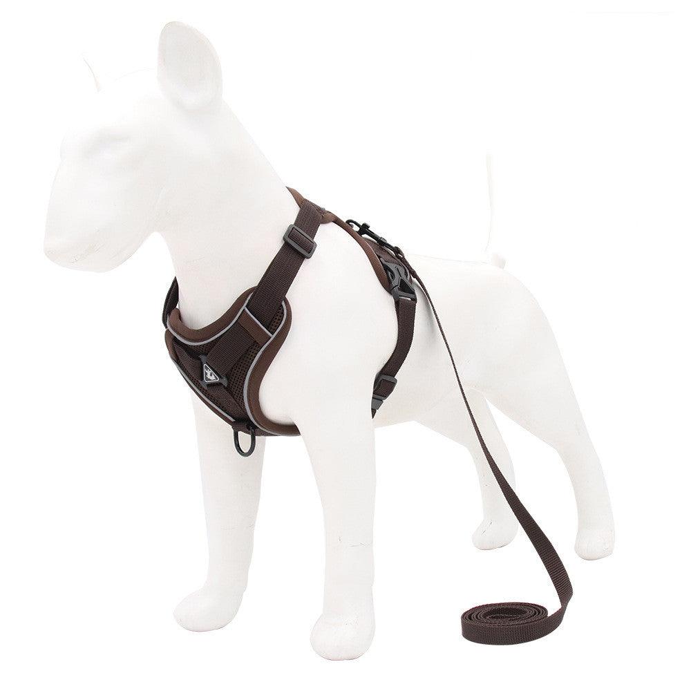 Reflective Dog Harness with Leash | Adjustable Chest Strap – S/M/L/XL