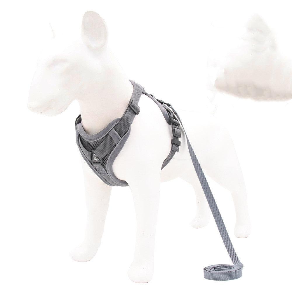 Reflective Dog Harness with Leash | Adjustable Chest Strap – S/M/L/XL