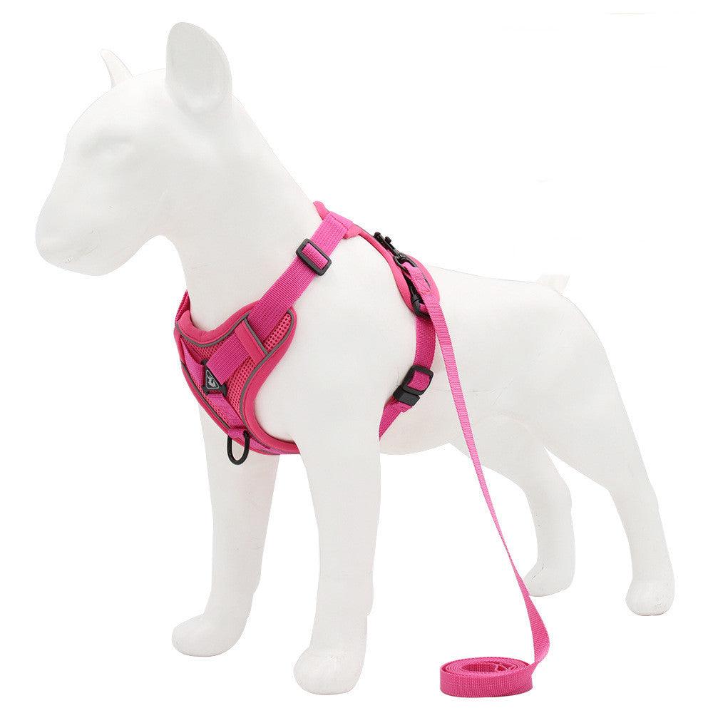 Reflective Dog Harness with Leash | Adjustable Chest Strap – S/M/L/XL