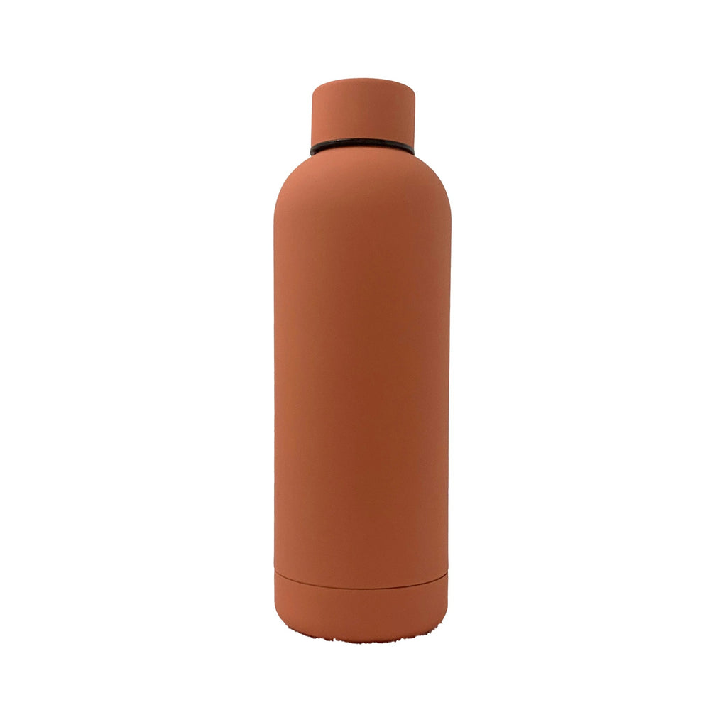 17oz Insulated Stainless Steel Water Bottle | Rubber-Coated Vacuum Flask