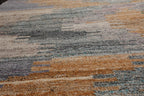 5' x 8' Indoor Outdoor  Hand Woven 100% Recycled PET Yarn Modern Kilim Area Rug Gray-4