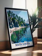 South Dakota  Framed Prints - Custer State Park and Sylvan Lake Ideal Wall Decor - United States  Home Decor