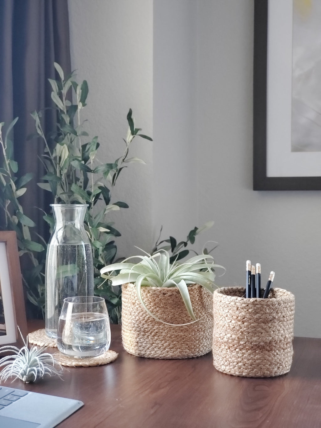 Kata Bin Handwoven Jute Basket | Eco-Friendly Storage Basket Set