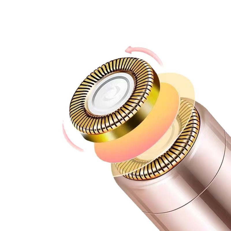 Facial Hair Remover for Women | Painless Peach Fuzz Remover with LED Light