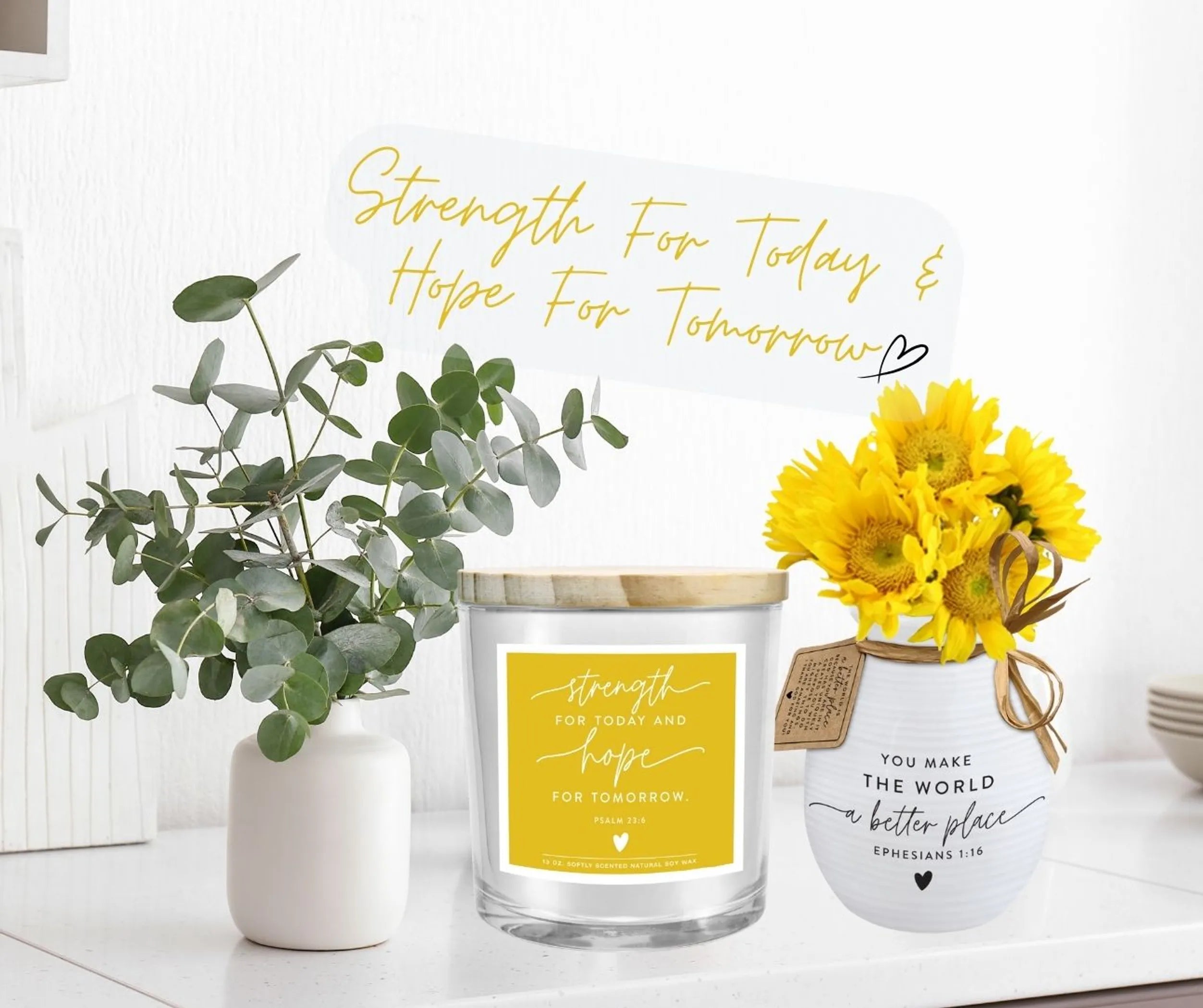 Soy Candle Strength For Today 13 Oz