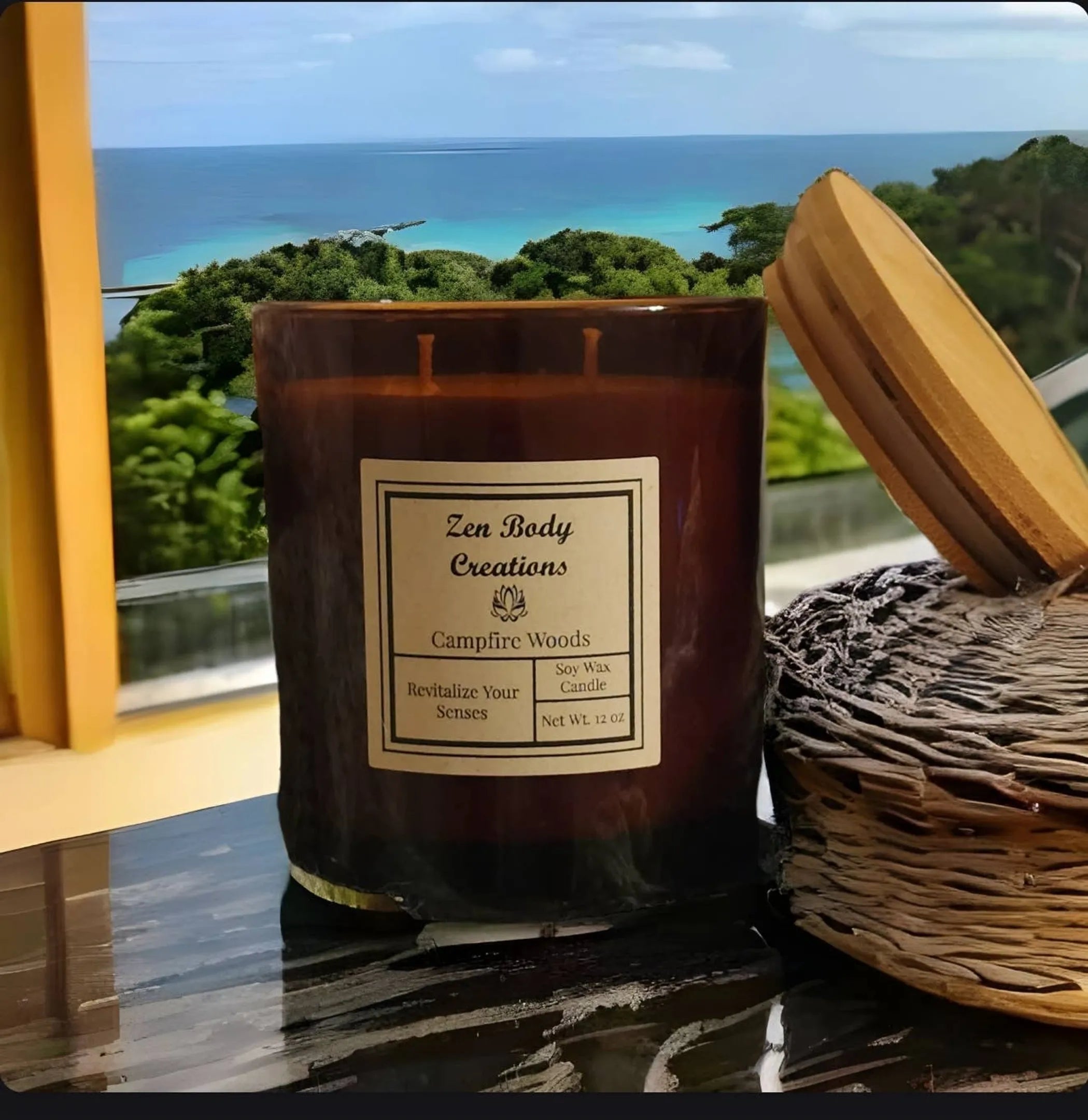 Cozy Amber Jar Soy Candle