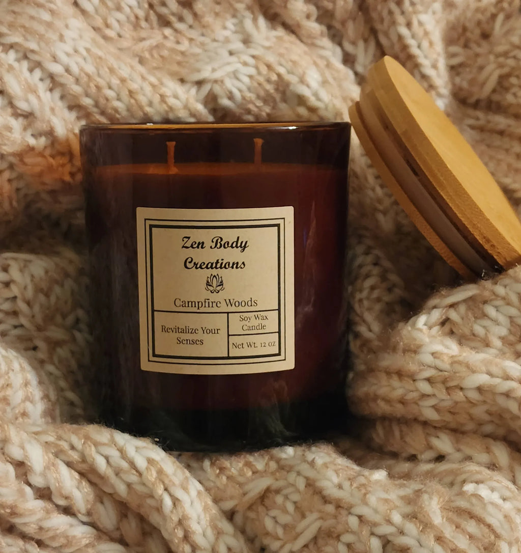 Cozy Amber Jar Soy Candle