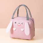 Insulated Lunch Tote | Cartoon Print Thermal Cooler Bag for Work, School & Picnics