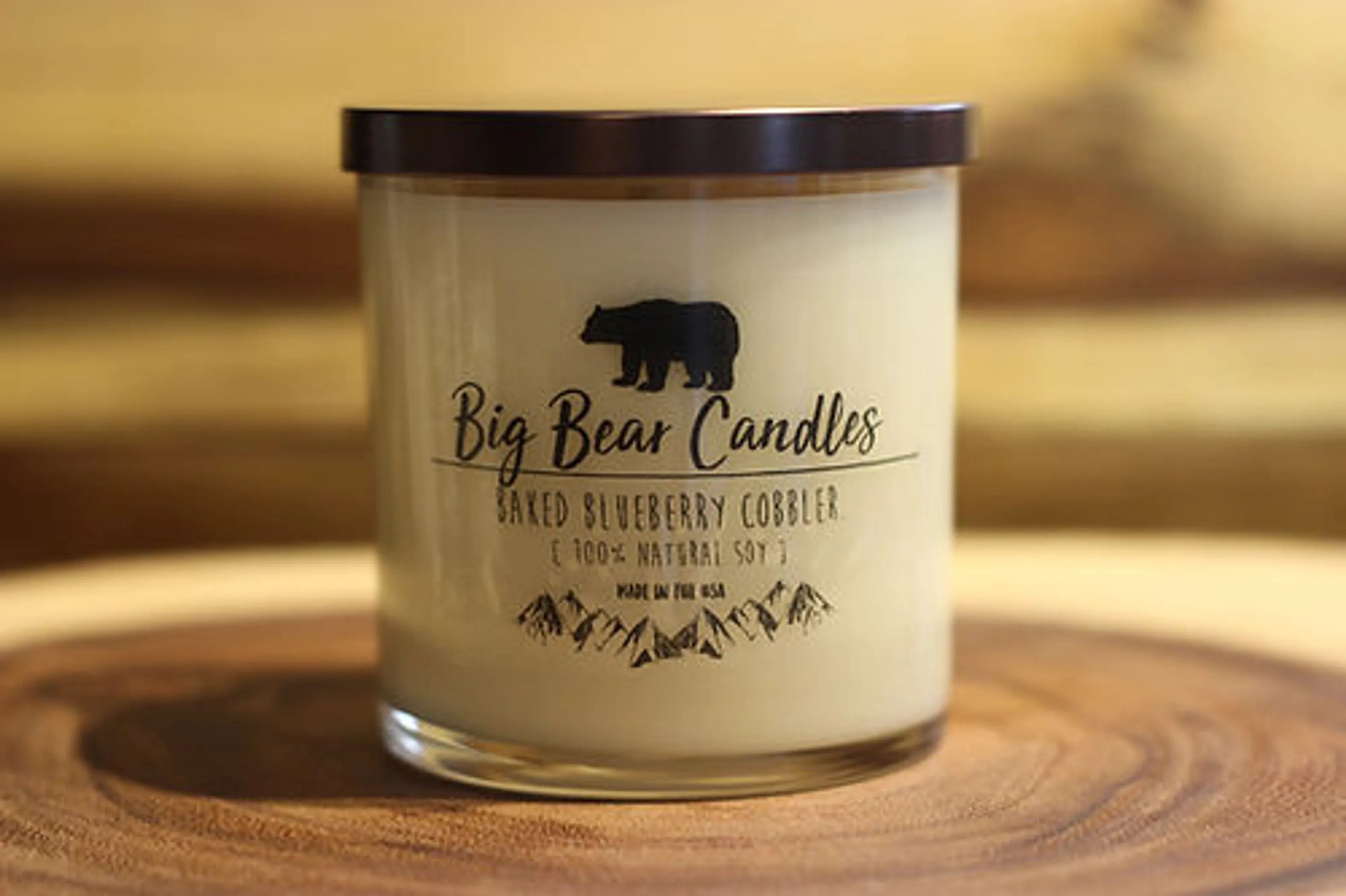 Teakwood Soy Candle – 10 oz Glass Tumbler