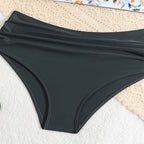 Floral Print Cute Fresh Bikini Swimwear for Girls &ndash; Sleeveless Children's Swimwear
