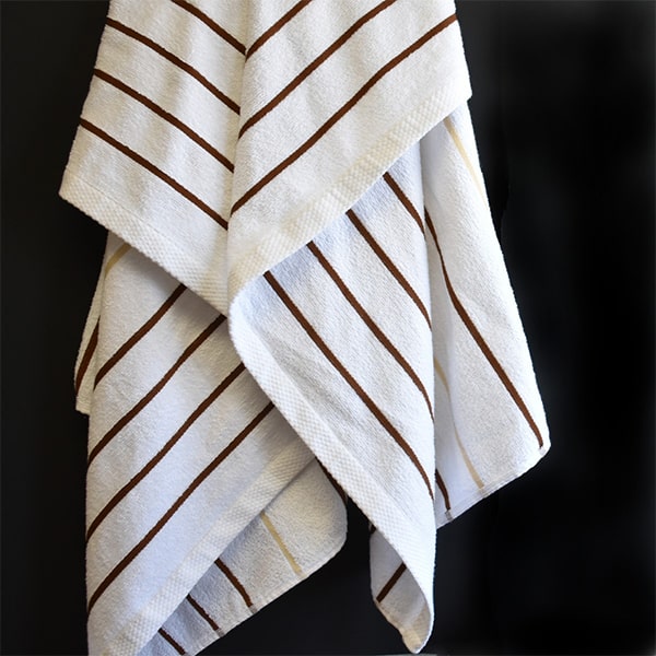 Pool Towel Set of 3 – Striped Beach & Hotel Towels 35x70