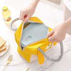 Insulated Lunch Tote | Cartoon Print Thermal Cooler Bag for Work, School & Picnics