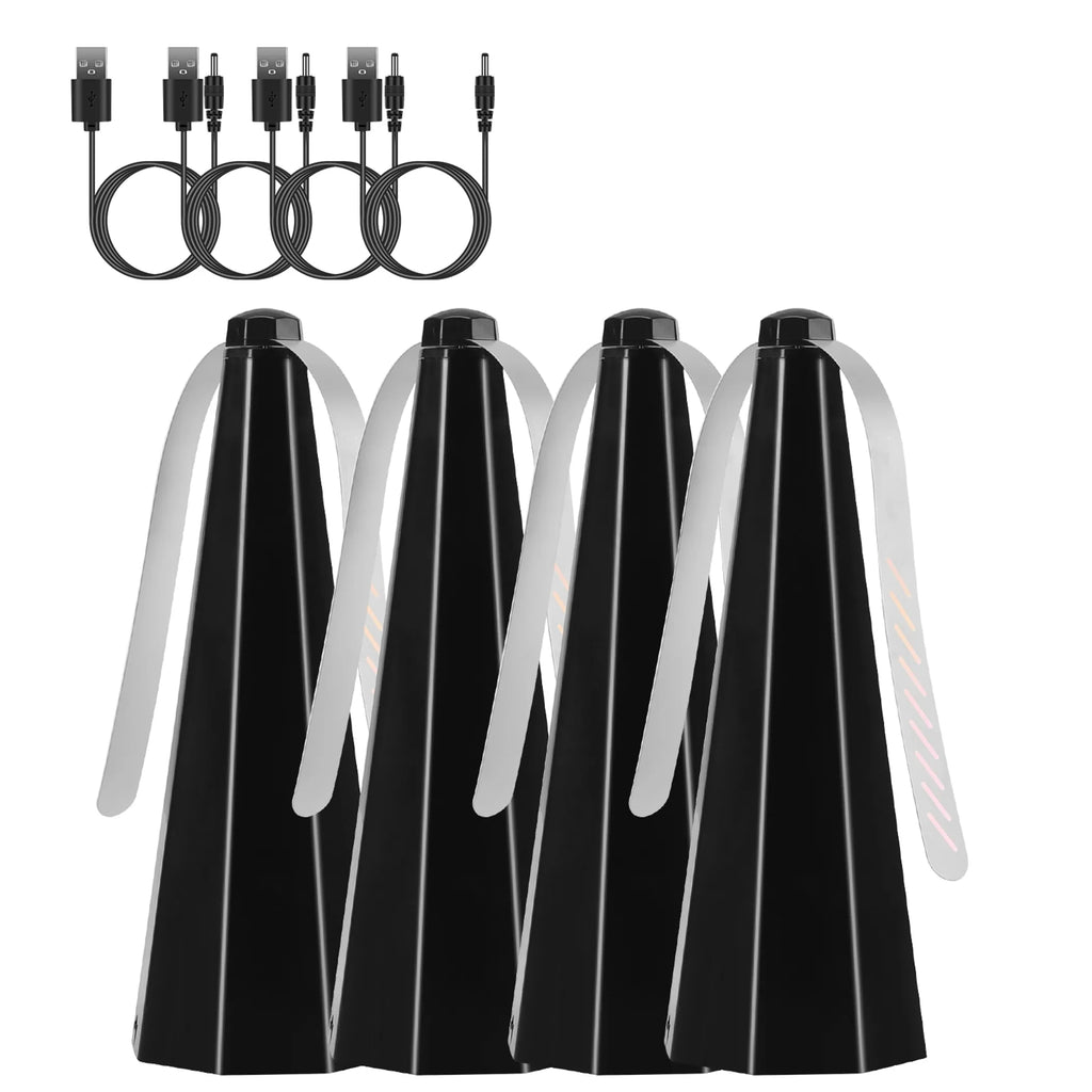 4Pack Fly Table Fans Battery USB Powered Bug
