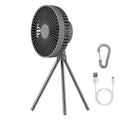 Portable Camping Fan Rechargeable Battery Powered Foldable Tripod Fan