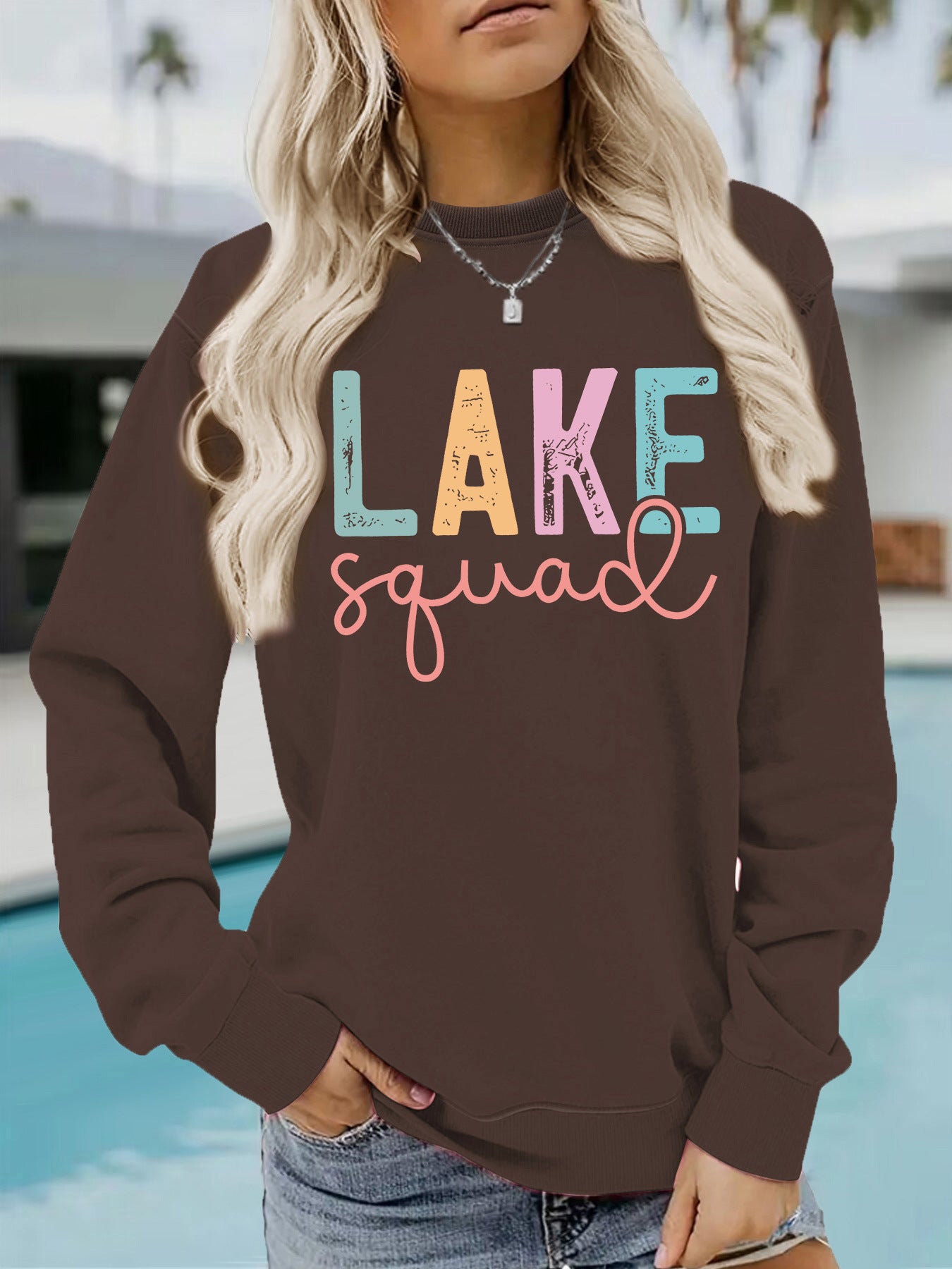 LAKE Printed Hoodie for Women