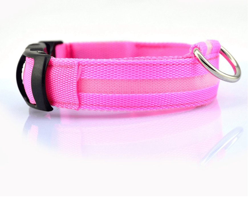 LED Glow-in-the-Dark Pet Collar | Safety Light for Dogs & Cats