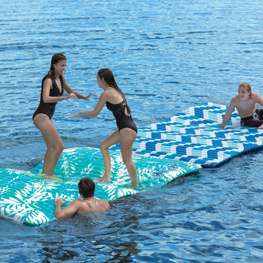 WOW Watersports Teal Palm Leaves Water Walkway-2