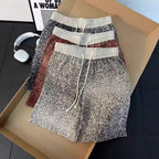 Hawaiian Ethnic Style Knitted Shorts for Men