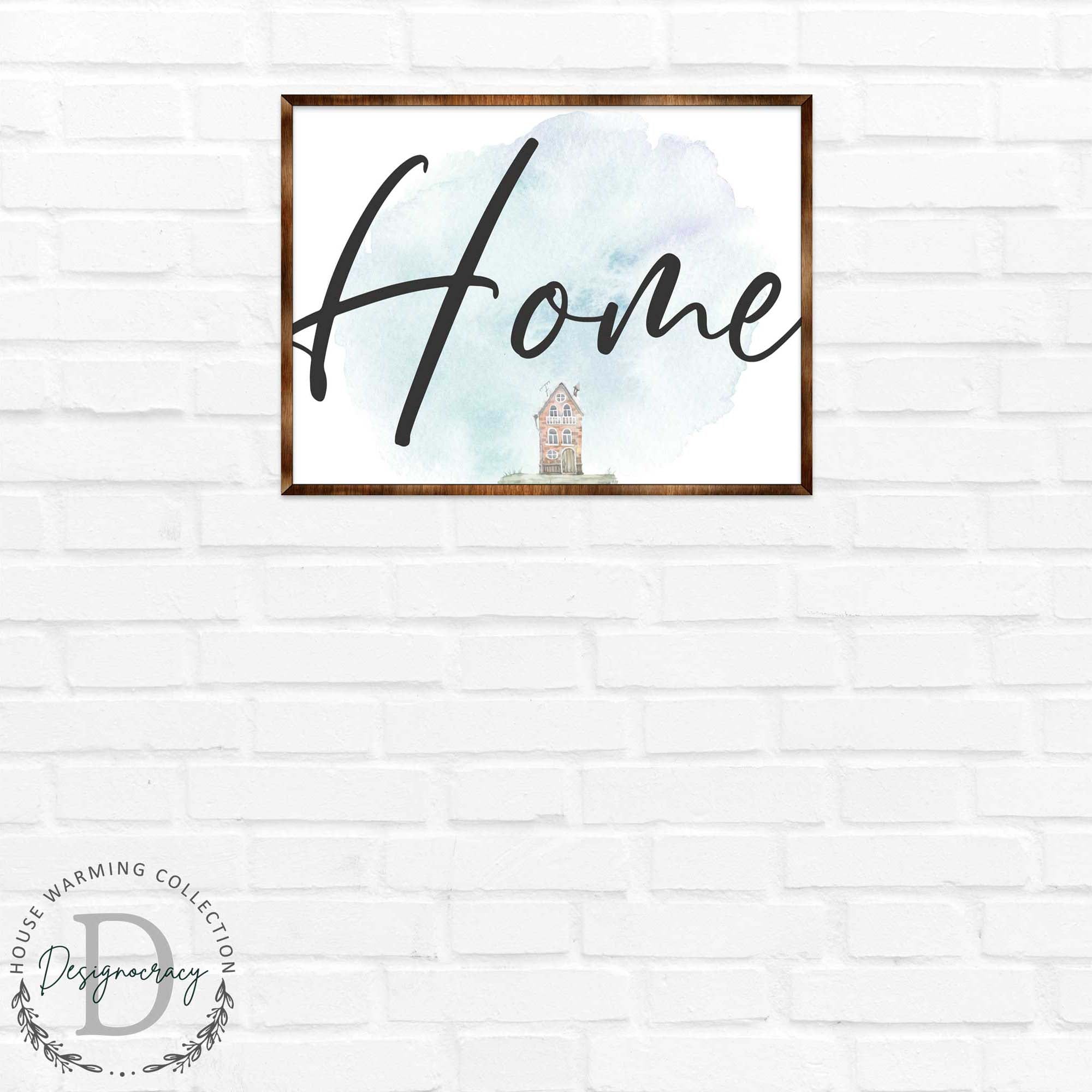 Home — Wooden Farmhouse Sign | Housewarming & Wall Decor Gift
