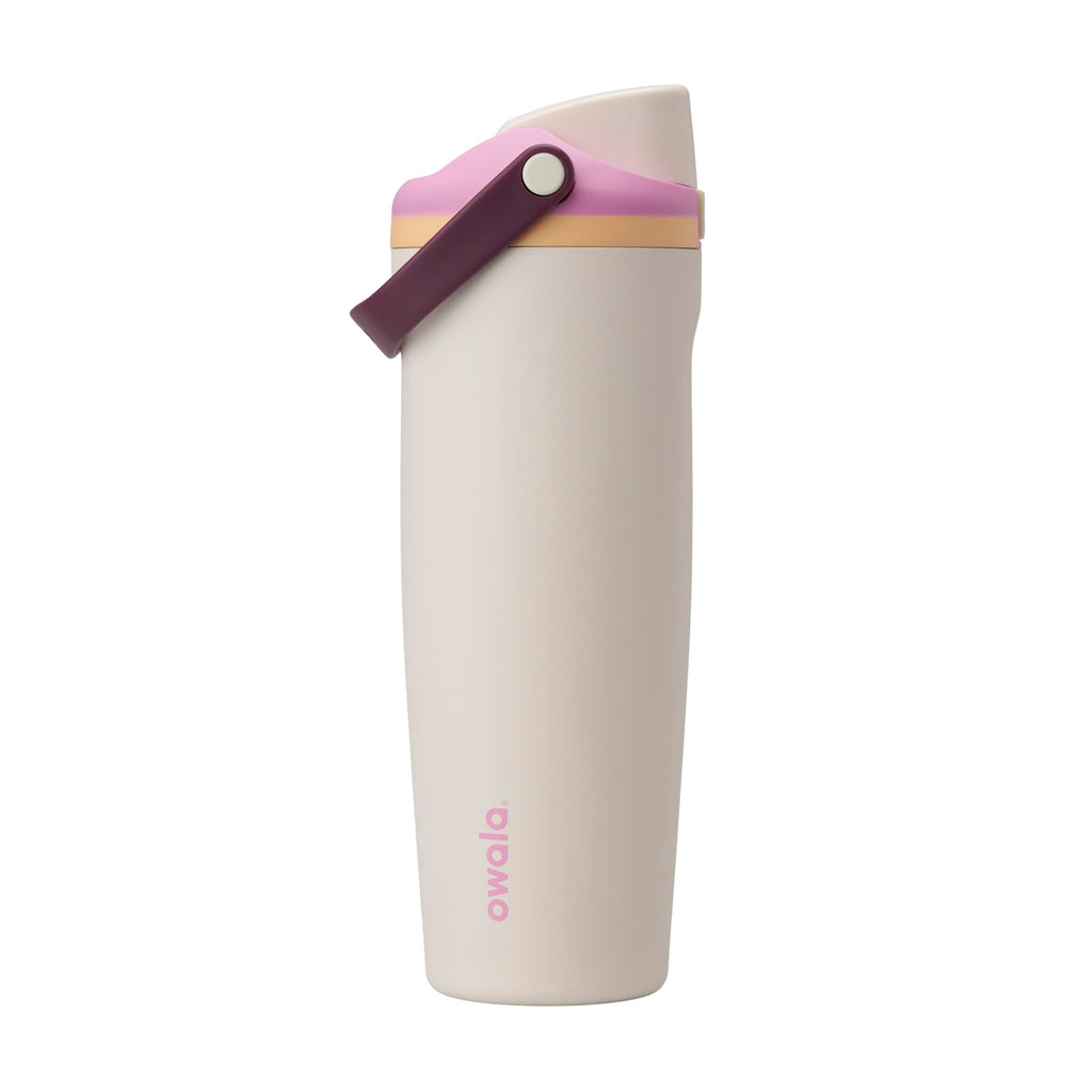 Owala FreeSip Sway Insulated Stainless Steel Water Bottle with Two-Way Spout, Built-In Straw and Bucket Handle, Made for Travel, School, and Sports, 30oz, BPA Free, Leak Proof, Putting Green