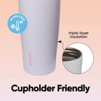 Owala FreeSip Sway Insulated Stainless Steel Water Bottle with Two-Way Spout, Built-In Straw and Bucket Handle, Made for Travel, School, and Sports, 30oz, BPA Free, Leak Proof, Putting Green